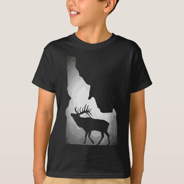 Camiseta Idaho Elk Hunting (Frente)
