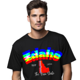 Camiseta Idaho, Estado Gem - Orgulho Estatal
