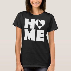 Camiseta Idaho Home Heart State Tees