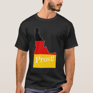Camiseta Idaho Id Bebendo Esquadrão Prost Beer German Flag
