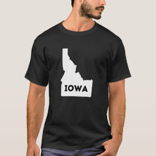 Camiseta Idaho Iowa Idawa De Onde Você É? Geo Gem