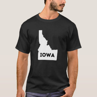 Camiseta Idaho Iowa Idawa De Onde Você É? Geo Gem