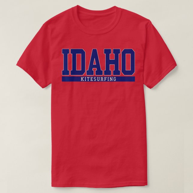 Camiseta Idaho Kitesurfing (Frente do Design)