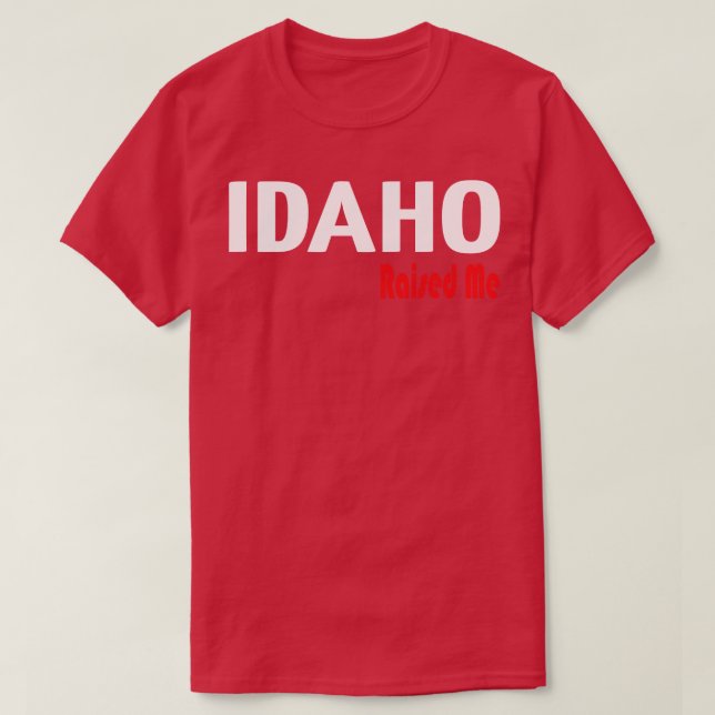 Camiseta Idaho Me Levantou 1 (Frente do Design)