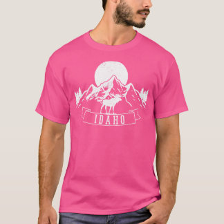 Camiseta Idaho Moose Monta Natureza Caminhando O Orgulho So