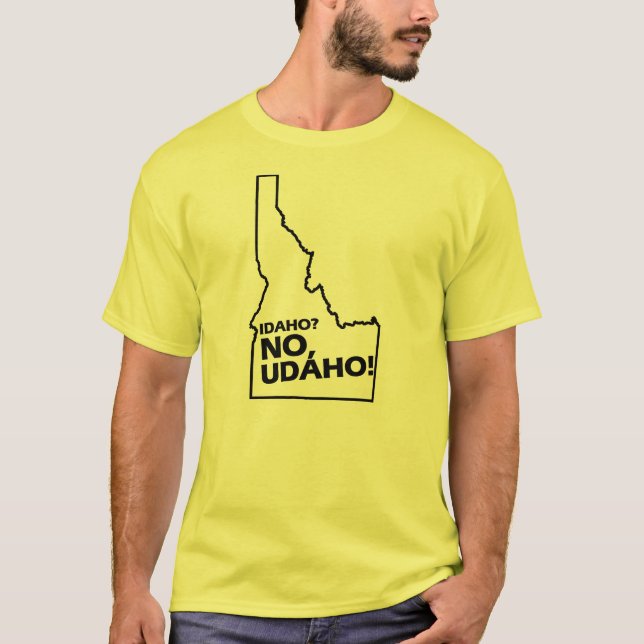 Camiseta Idaho nenhum, Udaho (Frente)