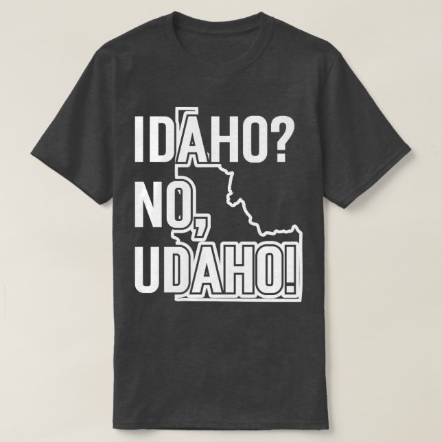 Camiseta Idaho No Udaho v2 TShirt (Frente do Design)