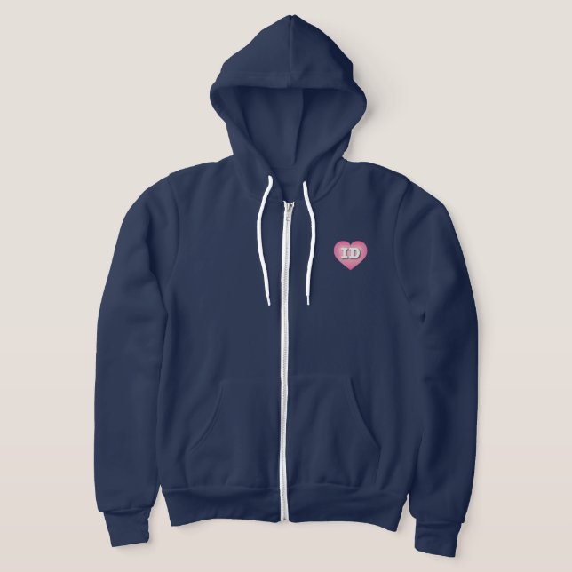 Camiseta Idaho Pink Fade Heart - Eu amo ID (Postura )