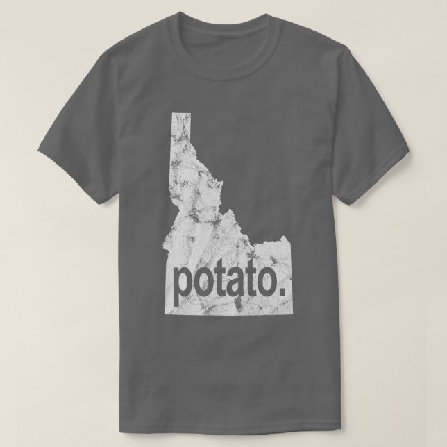 Camiseta Idaho Potato Desapontado Idaho Tater Foodie (Frente do Design)