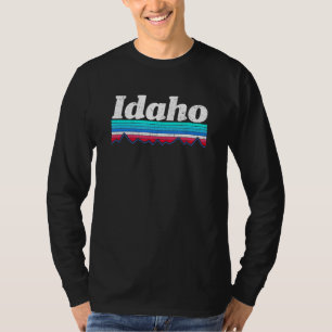Camiseta Idaho Retro Vintage Outdoor Mountain Graphic Desi