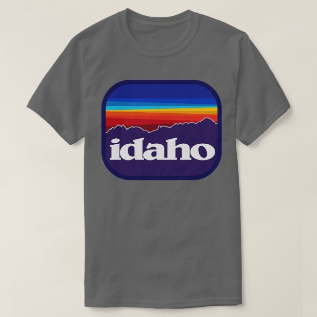 Camiseta Idaho Sawtooths (Frente do Design)