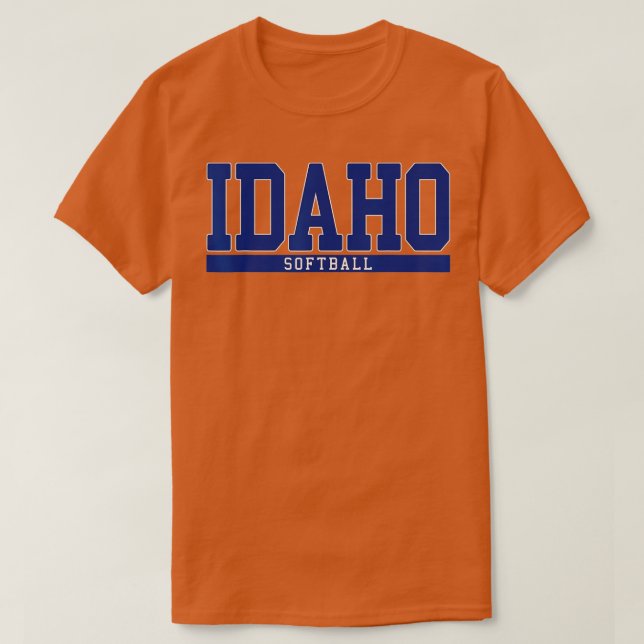 Camiseta Idaho Softball (Frente do Design)
