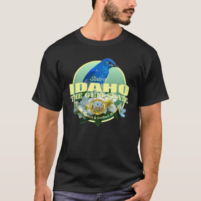 Camiseta Idaho state bird flower Oversized (Frente)