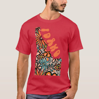 Camiseta Idaho State Design Artist Designed Illustration Fe