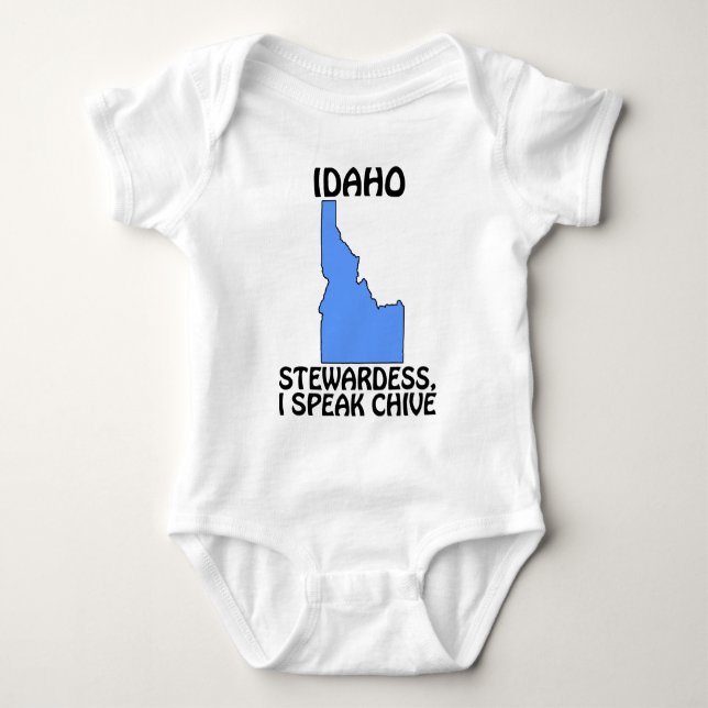Camiseta Idaho - Stewardess, Eu Falo Chive (Frente)