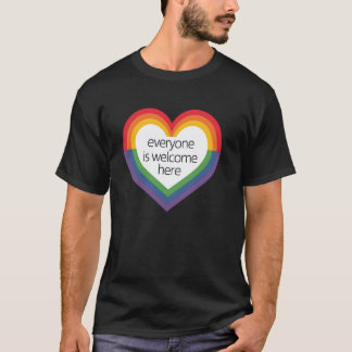 Camiseta Idaho Teacher Support - Everyone Is Welcome Here
