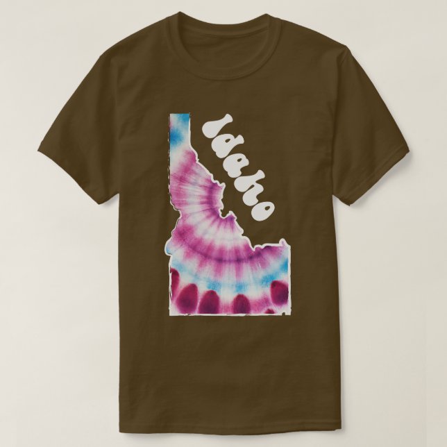 Camiseta Idaho Tie Dye (Frente do Design)