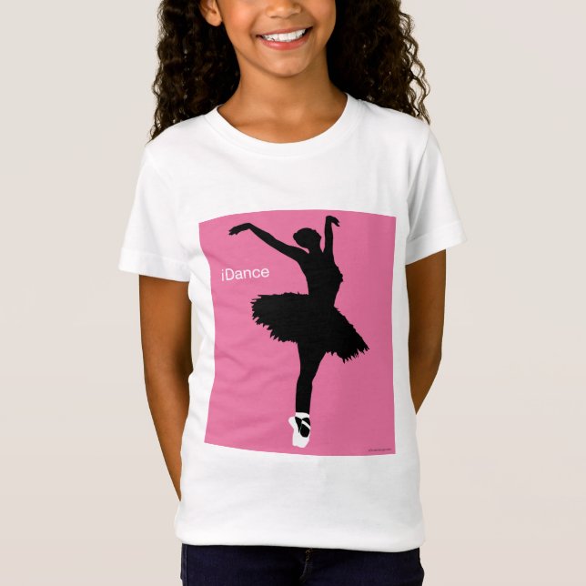 Camiseta iDance (rosa) (Frente)