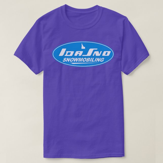 Camiseta IdaSno Snowmobiling TShirt (Frente do Design)