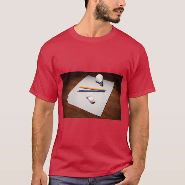 Camiseta Idea on Paper Pen Sketch Tee (Frente)