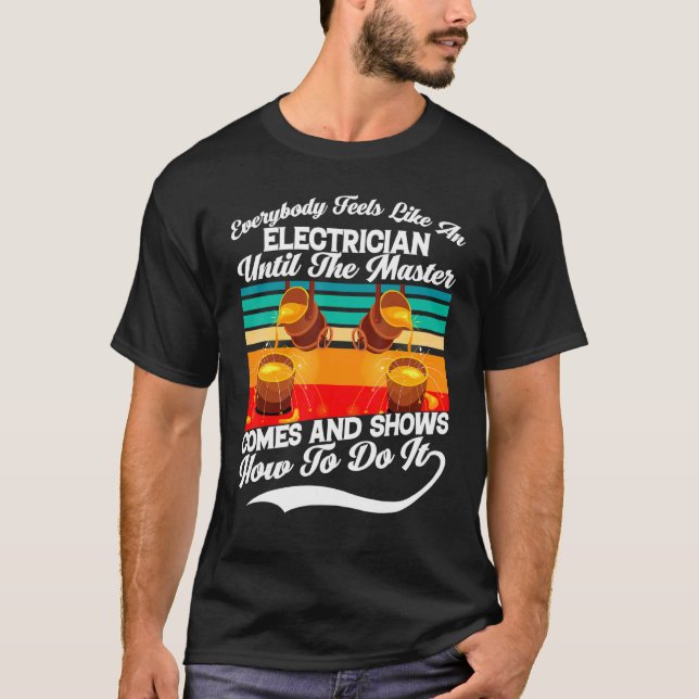 Camiseta Ideal De Engenheiro Elétrico Presente Para A Indús (Frente)