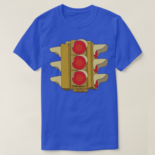 Camiseta Ideia 1 do Excelente das Luzes Vermelhas (Frente do Design)
