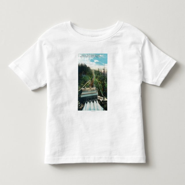 Camiseta Ideia aérea da central eléctrica do elétron (Frente)