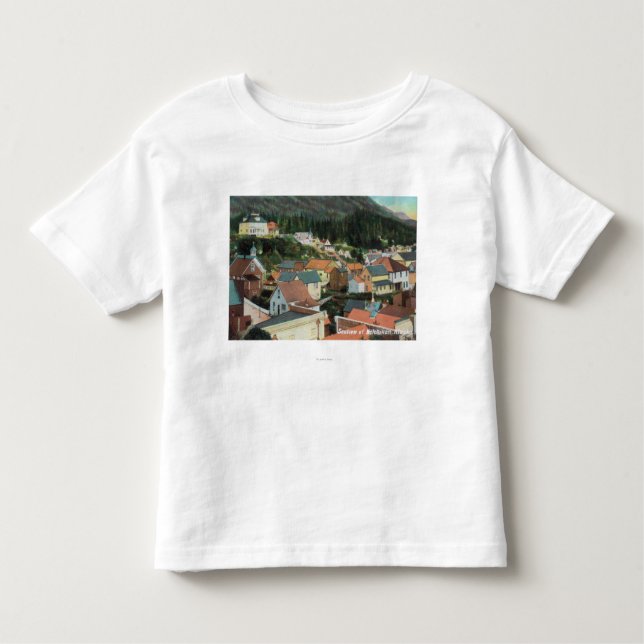 Camiseta Ideia aérea de uma seção da cidade (Frente)
