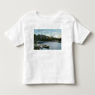Camiseta Ideia da aterragem do barco & da canoa do Central