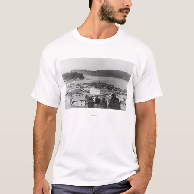 Camiseta Ideia da curvatura norte, fotografia de Oregon (Frente)