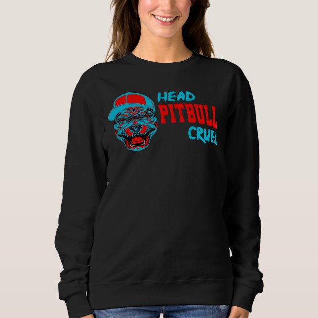 Camiseta Ideia Da Família Cruel Pitbull Lovely Para Pitbull (Frente)