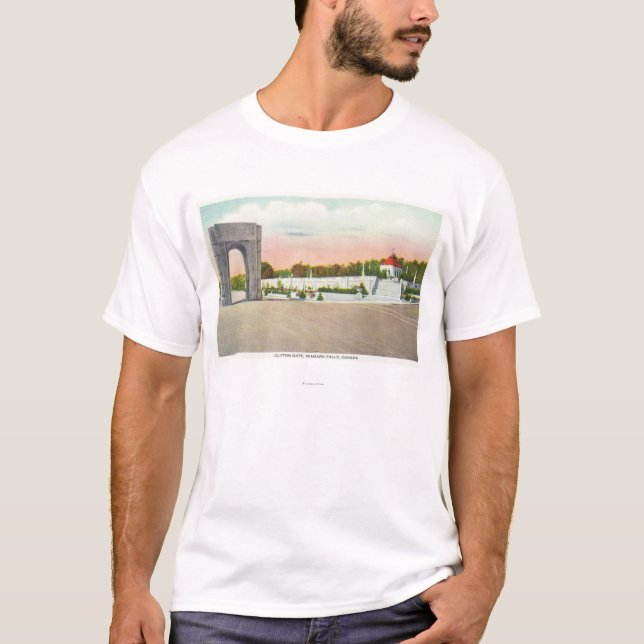 Camiseta Ideia da rua da porta de Clifton (Frente)