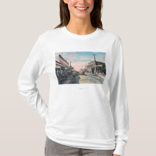 Camiseta Ideia da seção do negócio com carruagems do cav