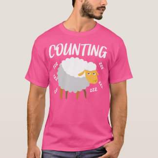 Camiseta Ideia De Animais Sonolentos Contando Ovinos