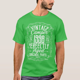 Camiseta Ideia de aniversário de 1998 Escoteiro campista Ac