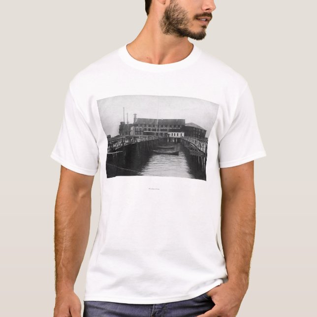 Camiseta Ideia de Astoria, Oregon da embalagem do pescador (Frente)