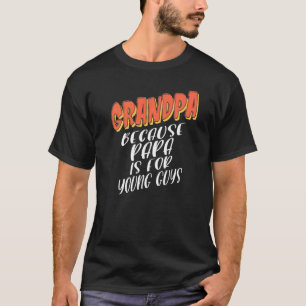 Camiseta Ideia de Avôs para Avô Orgulhoso Avô Retro Masculi