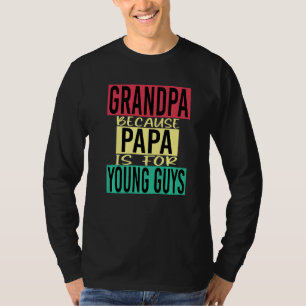 Camiseta Idéia de Avôs para Avô Orgulhoso Avô Retro Masculi