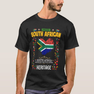 Camiseta Ideia de bandeira da África do Sul para mulheres s