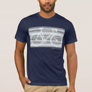 Camiseta ideia de bicicleta de na moda para amantes de bici