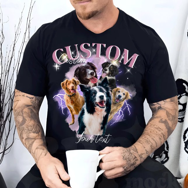 Camiseta Ideia de Bootleg dos anos 90 aqui dá presentes (Criador carregado)