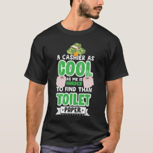 Camiseta Ideia de caixa registradora de caixa para caixas