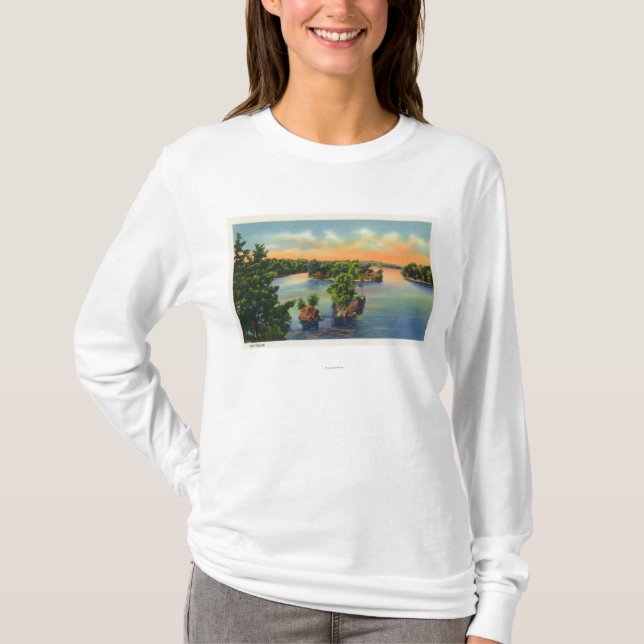 Camiseta Ideia de canal perdido (Frente)