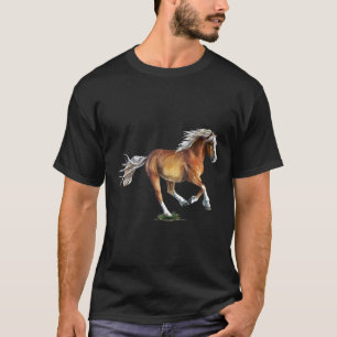 Camiseta Ideia de Cavalo Majestesco Haflinger Haflinger