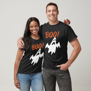 Camiseta Ideia de fantasia de Halloween, Spooky Ghost Boo