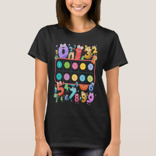 Camiseta Ideia de fantasia de matemática para crianças e nú