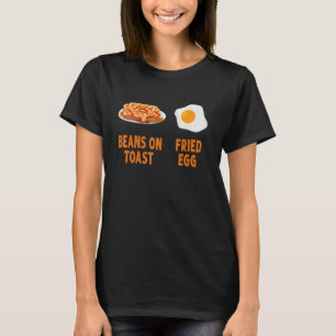 Camiseta Ideia de Fantasia de Ovo Frito para Mulheres e Fei