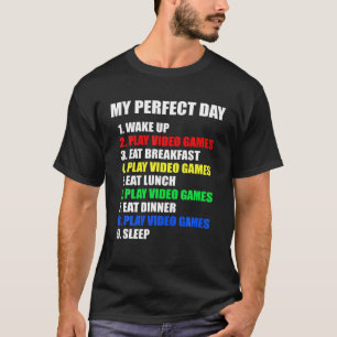 Camiseta IDEIA DE GIFT O Dia Perfeito De Jogos É Uma surpre