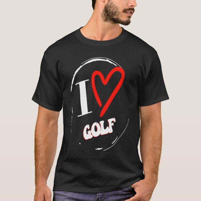 Camiseta Ideia de Golf Engraçado (Frente)