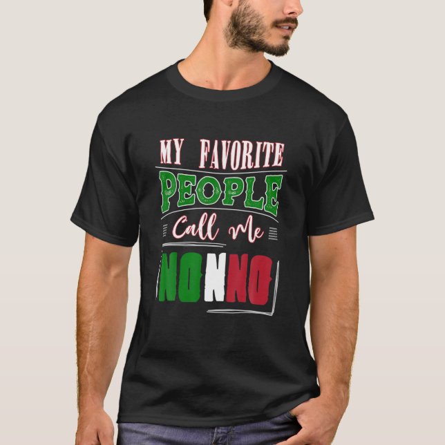 Camiseta Ideia De Hoje De Aniversário E Avô Italiano Fathe (Frente)